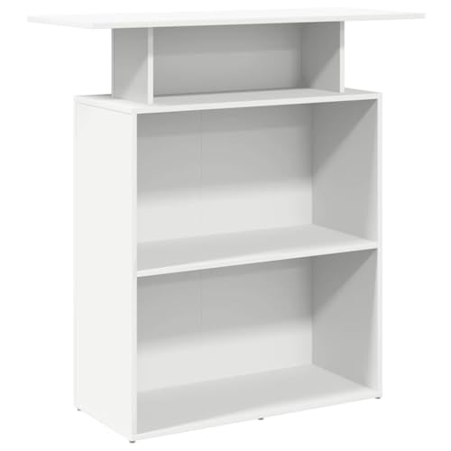vidaXL Empfangstheke Weiß 100x40x104 cm...