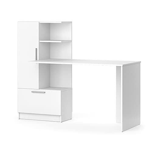 Vicco Schreibtisch Tomy, Weiß, 150 x 59 cm
