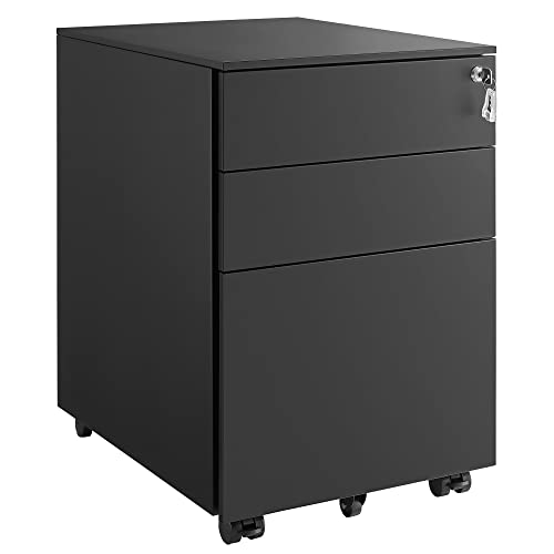 SONGMICS Rollcontainer, unter Schreibtisch,...