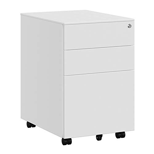 SONGMICS Rollcontainer, unter Schreibtisch,...