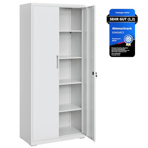 SONGMICS Aktenschrank, Mehrzweckschrank,...