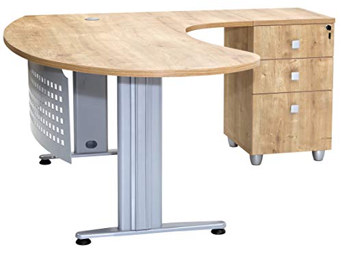 Furni24 Schreibtisch Chefschreibtisch...