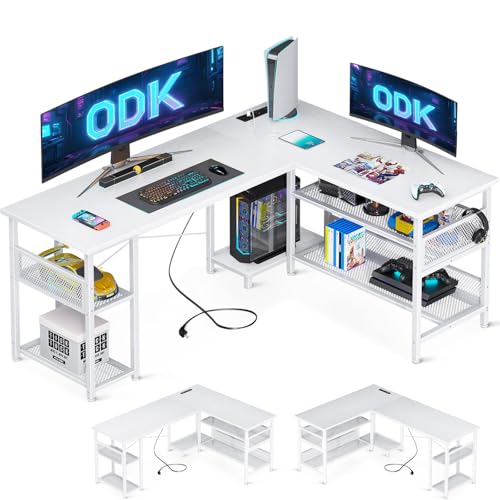 ODK Gaming Tisch, Reversibel Gaming...