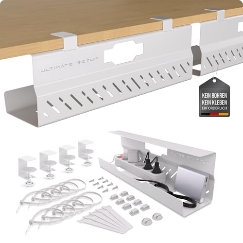 Premium Kabelkanal Schreibtisch – Ideales...