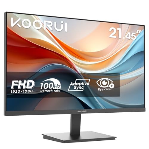 KOORUI E2212F 21.45 Zoll Monitor, FHD 1920 x...