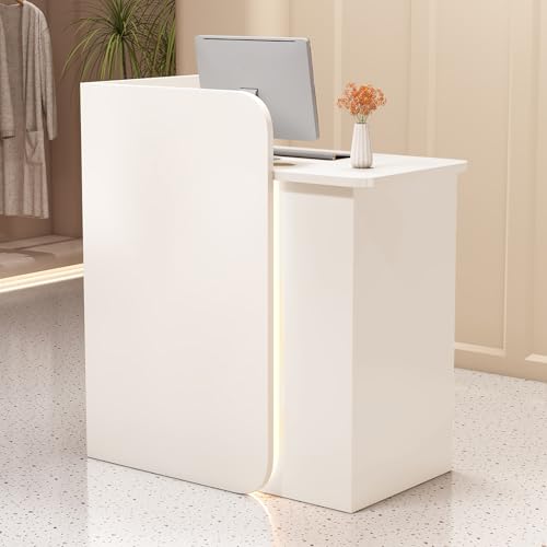 UULBDCD Empfangstheke Holz, Moderne...