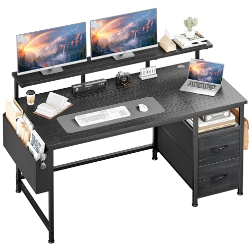 Klyvvo 120x48 Schreibtisch mit 2 Schubladen...