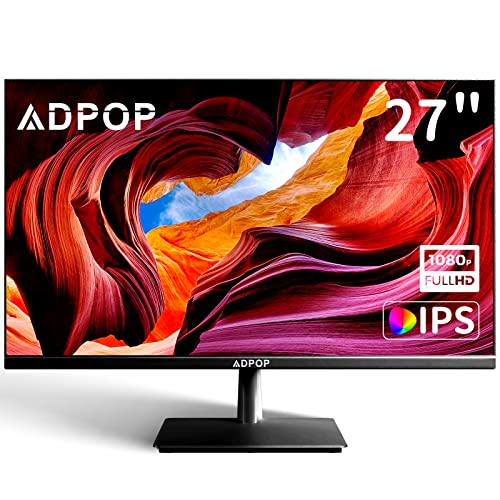 ADPOP Monitor 27 Zoll IPS Panel Computer...