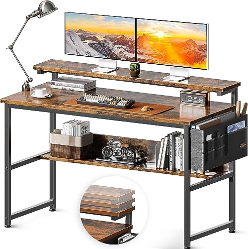 ODK Schreibtisch mit Regal, Computertisch mit...