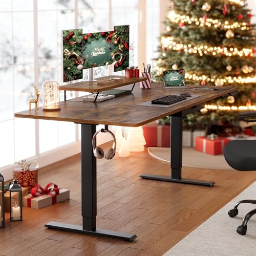 VASAGLE Höhenverstellbarer Schreibtisch, 160...